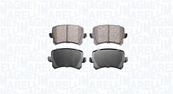 MAGNETI MARELLI Комплект тормозных колодок, дисковый тормоз 363916061285